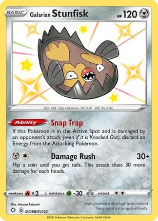 Galarian Stunfisk - SV088/SV122 [Shining Fates: Shiny Vault] Holofoil