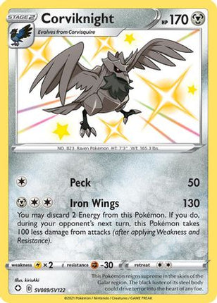 Corviknight - SV089/SV122 [Shining Fates: Shiny Vault] Holofoil
