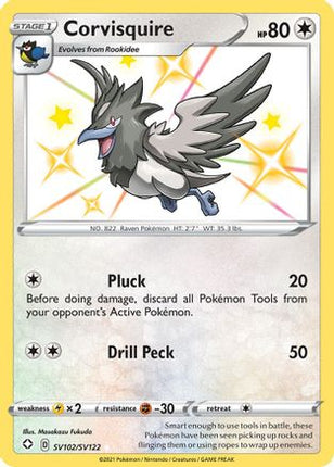 Corvisquire - SV102/SV122 [Shining Fates: Shiny Vault] Holofoil