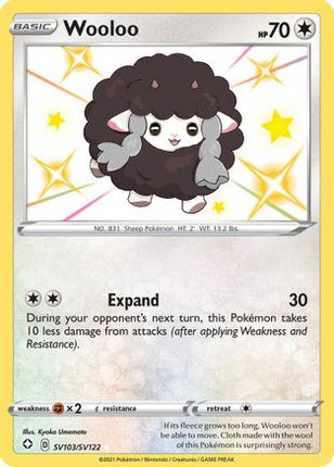 Wooloo - SV103/SV122 [Shining Fates: Shiny Vault] Holofoil