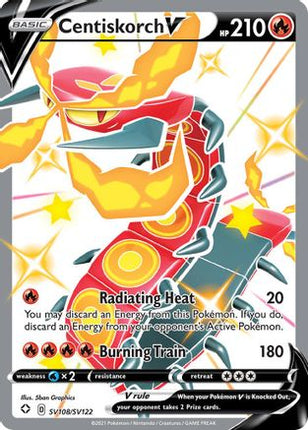 Centiskorch V - SV108/SV122 [Shining Fates: Shiny Vault] Holofoil