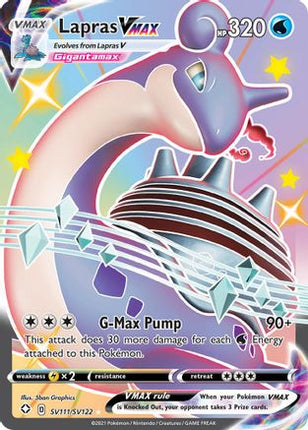 Lapras VMAX - SV111/SV122 [Shining Fates: Shiny Vault] Holofoil