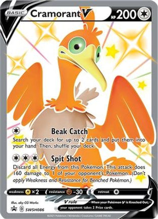 Cramorant V - SWSH086 - SWSH086/null [SWSH: Sword & Shield Promo Cards] Holofoil