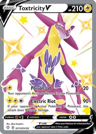 Toxtricity V - SV112/SV122 [Shining Fates: Shiny Vault] Holofoil