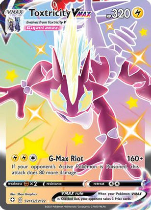 Toxtricity VMAX - SV113/SV122 [Shining Fates: Shiny Vault] Holofoil