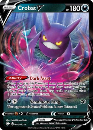 Crobat V - 44/072 [Shining Fates] Holofoil