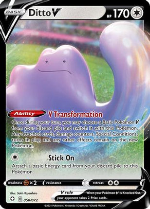 Ditto V - 50/072 [Shining Fates] Holofoil