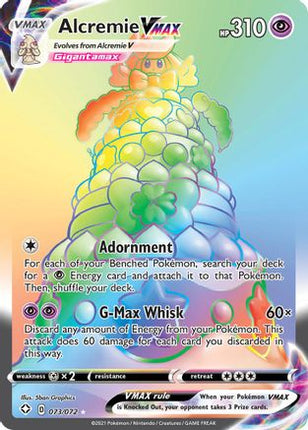 Alcremie VMAX (Secret) - 73/072 [Shining Fates] Holofoil