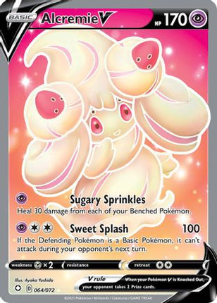 Alcremie V (Full Art) - 64/072 [Shining Fates] Holofoil