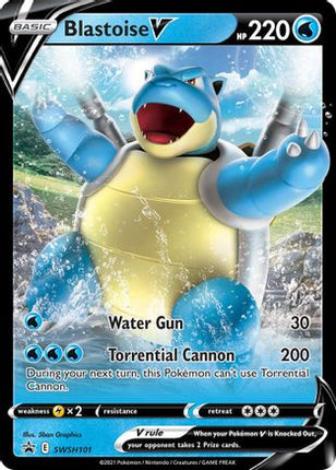 Blastoise V - SWSH101 - SWSH101/null [SWSH: Sword & Shield Promo Cards] Holofoil