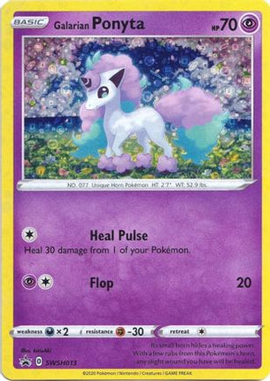 Galarian Ponyta - SWSH013 (General Mills Promo) - SWSH013/null [Miscellaneous Cards & Products] Holofoil
