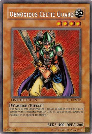 Obnoxious Celtic Guard [CT1-EN006] Secret Rare