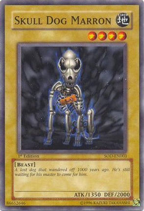Skull Dog Marron (Common / Short Print) [SOD-EN003] Soul of the Duelist 1st Edition