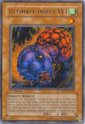 Ultimate Insect LV1 (Rare) [SOD-EN005] Soul of the Duelist 1st Edition
