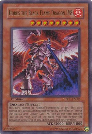 Horus the Black Flame Dragon LV8 (Ultra Rare) [SOD-EN008] Soul of the Duelist 1st Edition
