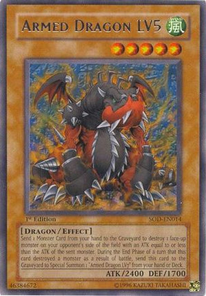 Armed Dragon LV5 (Rare) [SOD-EN014] Soul of the Duelist Unlimited