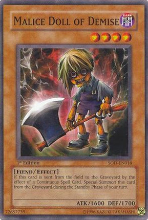 Malice Doll of Demise (Common / Short Print) [SOD-EN018] Soul of the Duelist 1st Edition