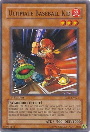 Ultimate Baseball Kid (Common / Short Print) [SOD-EN021] Soul of the Duelist Unlimited