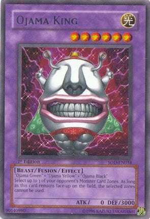 Ojama King (Rare) [SOD-EN034] Soul of the Duelist Unlimited