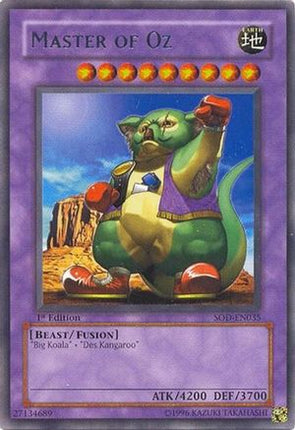 Master of OZ (Rare) [SOD-EN035] Soul of the Duelist 1st Edition