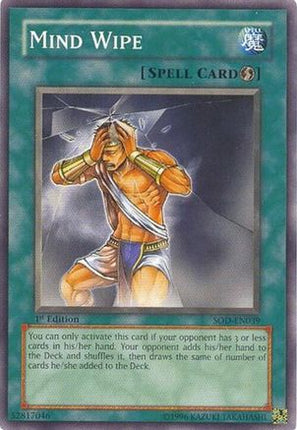 Mind Wipe (Common / Short Print) [SOD-EN039] Soul of the Duelist 1st Edition