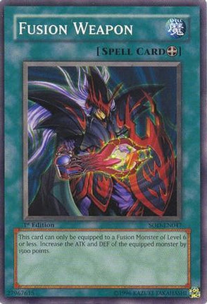 Fusion Weapon (Common / Short Print) [SOD-EN047] Soul of the Duelist Unlimited