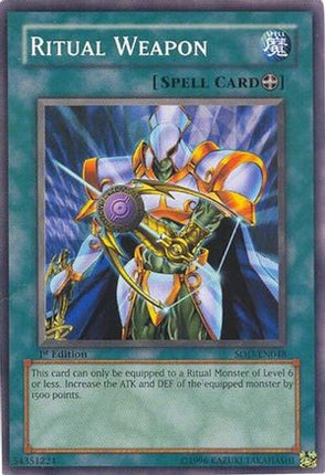 Ritual Weapon (Common / Short Print) [SOD-EN048] Soul of the Duelist 1st Edition