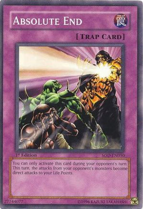 Absolute End (Common / Short Print) [SOD-EN050] Soul of the Duelist 1st Edition