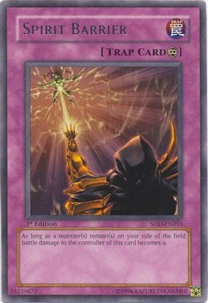 Spirit Barrier (Rare) [SOD-EN051] Soul of the Duelist Unlimited