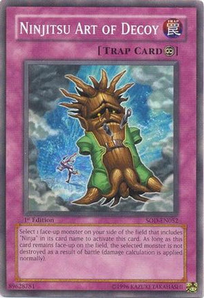 Ninjitsu Art of Decoy (Common / Short Print) [SOD-EN052] Soul of the Duelist 1st Edition