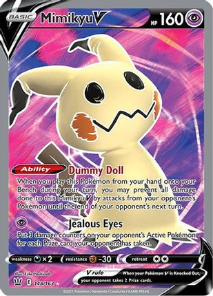 Mimikyu V (Full Art) - 148/163 [SWSH05: Battle Styles] Holofoil