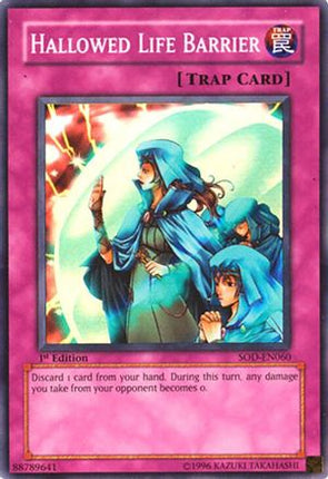 Hallowed Life Barrier (Super Rare) [SOD-EN060] Soul of the Duelist Unlimited
