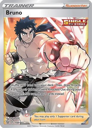 Bruno (Full Art) - 158/163 [SWSH05: Battle Styles] Holofoil
