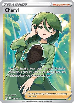 Cheryl (Full Art) - 159/163 [SWSH05: Battle Styles] Holofoil