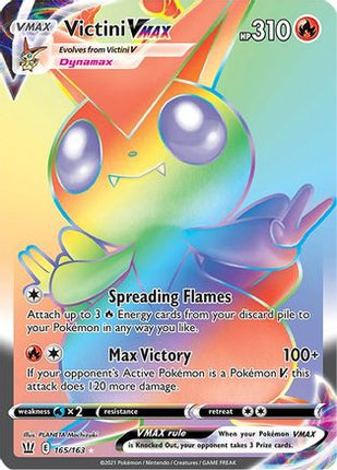 Victini VMAX (Secret) - 165/163 [SWSH05: Battle Styles] Holofoil