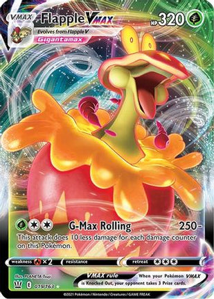 Flapple VMAX - 19/163 [SWSH05: Battle Styles] Holofoil