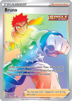 Bruno (Secret) - 172/163 [SWSH05: Battle Styles] Holofoil