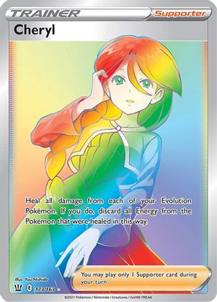 Cheryl (Secret) - 173/163 [SWSH05: Battle Styles] Holofoil
