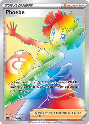 Phoebe (Secret) - 175/163 [SWSH05: Battle Styles] Holofoil