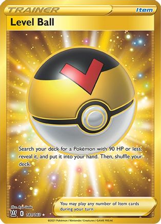 Level Ball (Secret) - 181/163 [SWSH05: Battle Styles] Holofoil