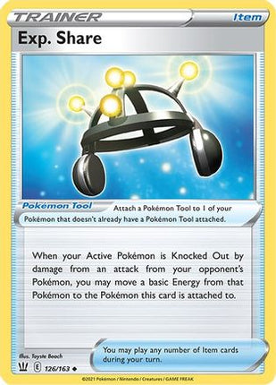Exp. Share - 126/163 [SWSH05: Battle Styles] Reverse Holofoil