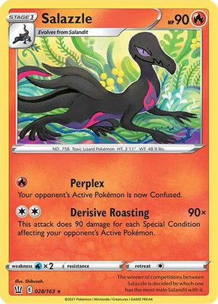 Salazzle - 28/163 [SWSH05: Battle Styles] Reverse Holofoil