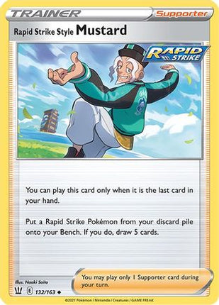 Rapid Strike Style Mustard - 132/163 [SWSH05: Battle Styles]