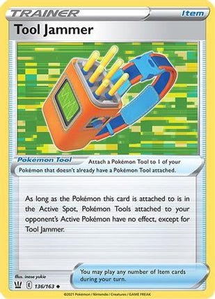 Tool Jammer - 136/163 [SWSH05: Battle Styles] Reverse Holofoil