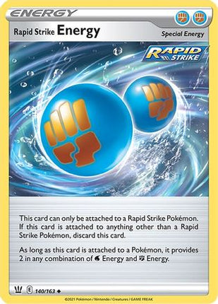 Rapid Strike Energy - 140/163 [SWSH05: Battle Styles]