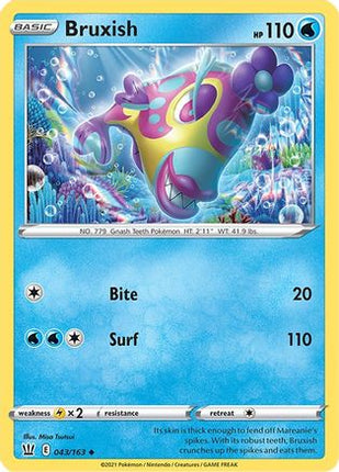 Bruxish - 43/163 [SWSH05: Battle Styles] Reverse Holofoil