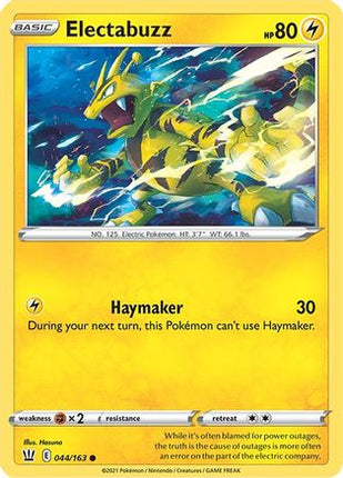 Electabuzz - 44/163 [SWSH05: Battle Styles] Reverse Holofoil
