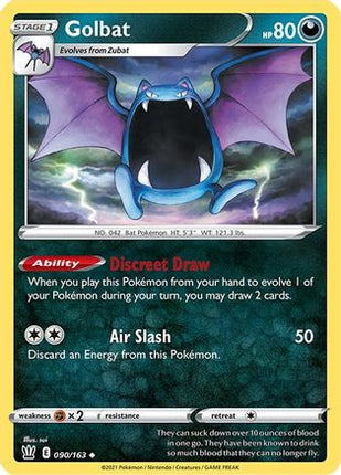 Golbat - 90/163 [SWSH05: Battle Styles] Reverse Holofoil
