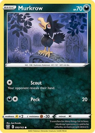 Murkrow - 93/163 [SWSH05: Battle Styles]