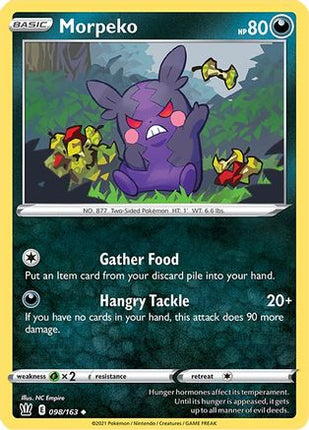 Morpeko - 98/163 [SWSH05: Battle Styles] Reverse Holofoil